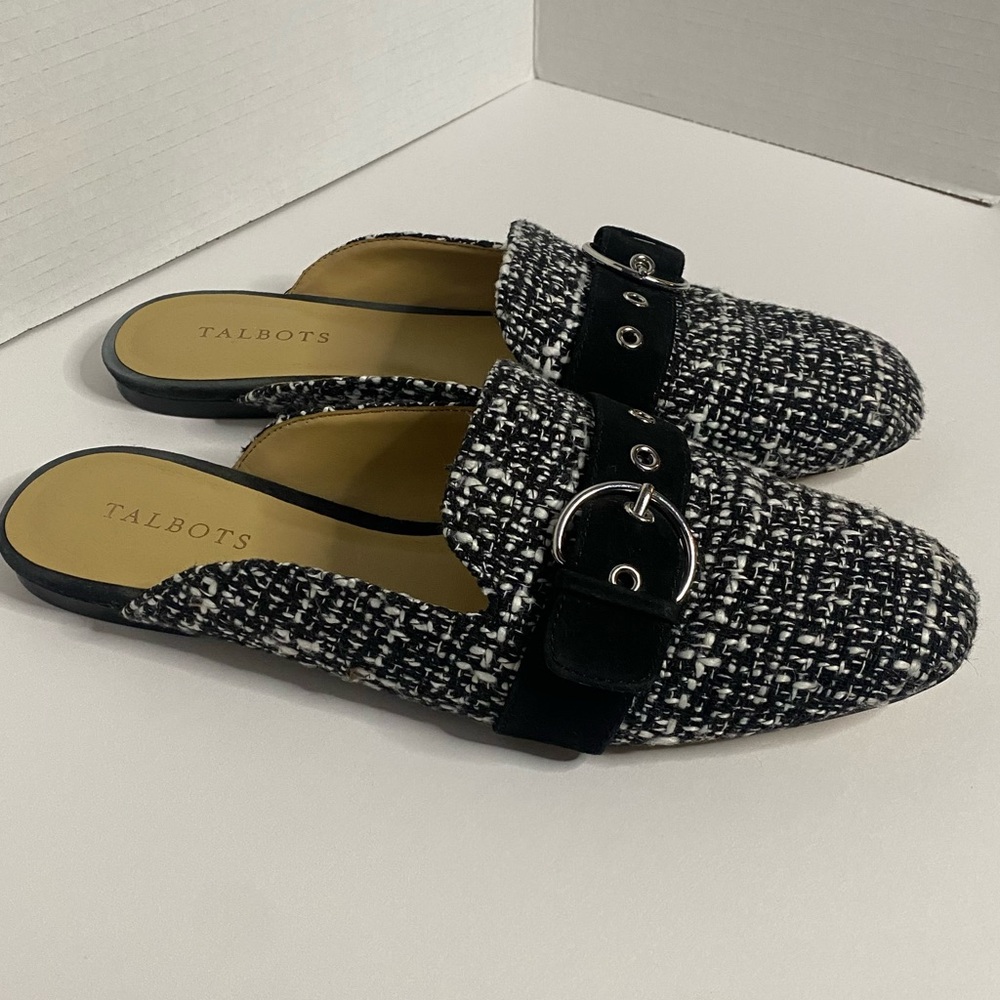 Talbots Stella Buckle Boucle Mules,‎ 10.5